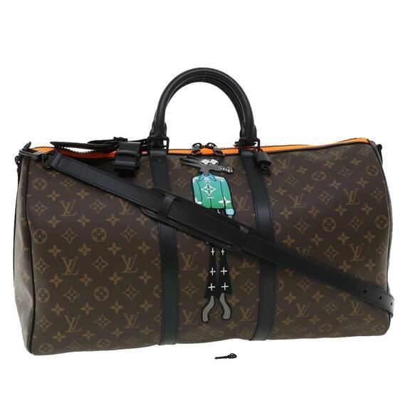 LOUIS VUITTON Cartoon Virgil Keepall Bandouliere50 Boston Bag M45616 - Picture 1 of 16